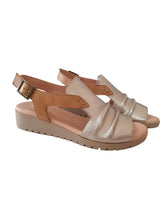 Load image into Gallery viewer, Madis Champagne DK Tan Sandal Size 38/7 ONLY