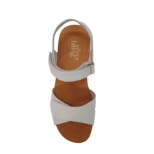 Load image into Gallery viewer, Lucy White Embossed Sandal
