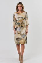 Load image into Gallery viewer, GA486 Marble Midi Dress