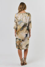 Load image into Gallery viewer, GA486 Marble Midi Dress