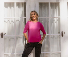 Load image into Gallery viewer, Camila Bamboo Top Rose Violet