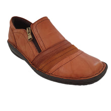 Load image into Gallery viewer, 5849-27 Tan Crinkle Casual shoe Size 37 Only