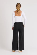 Load image into Gallery viewer, 1015532 Shirred Waist Pant Black
