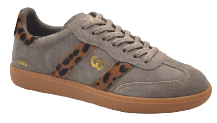 2001 Parallel Goodsole Sneaker Walnut/Leopard Suede