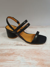 Load image into Gallery viewer, Petella Black Strappy Heel
