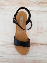 Load image into Gallery viewer, Minty Black Youth Sandal
