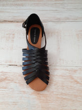 Load image into Gallery viewer, Pleva Black Sandal
