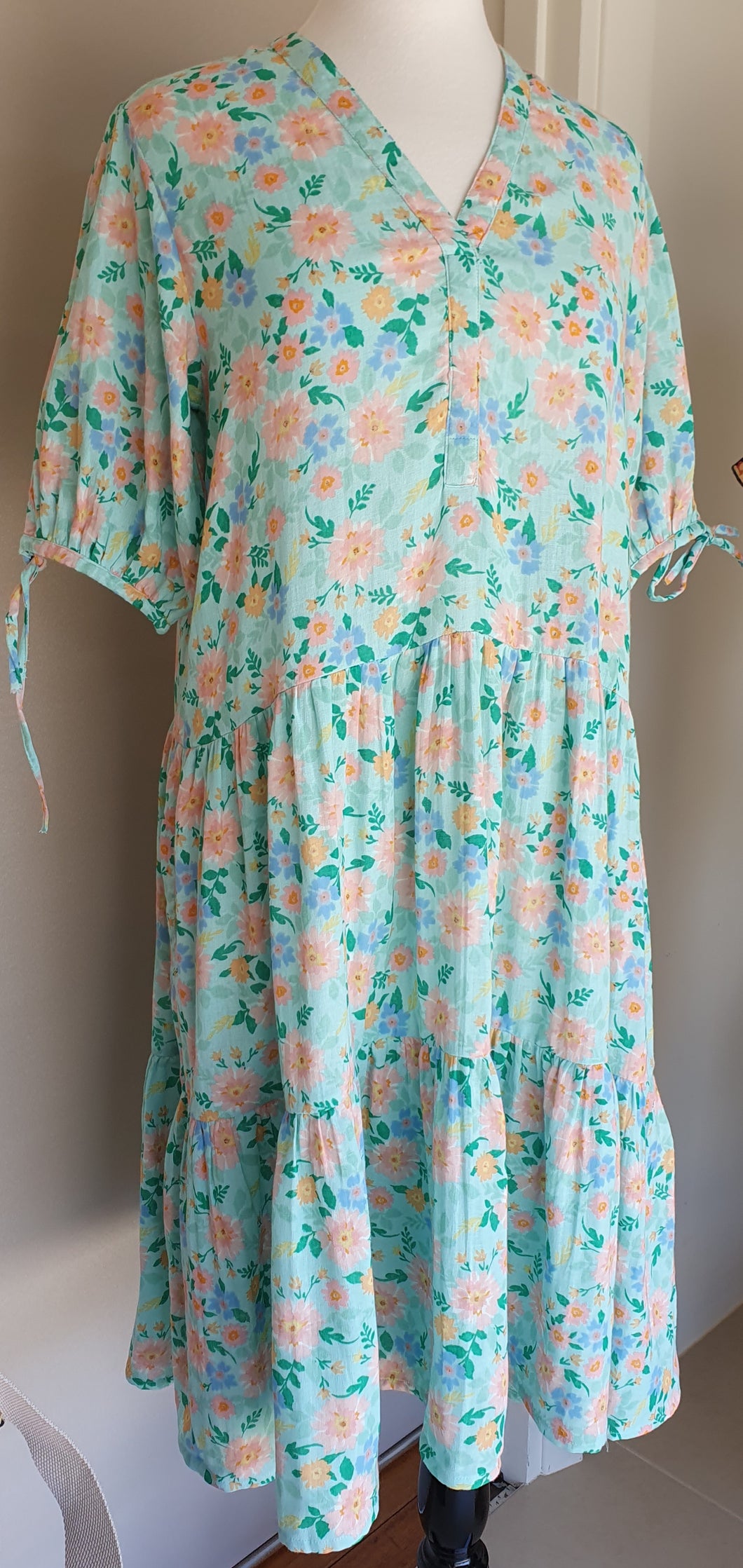 HS23220 Layla Turquoise Bloom Dress