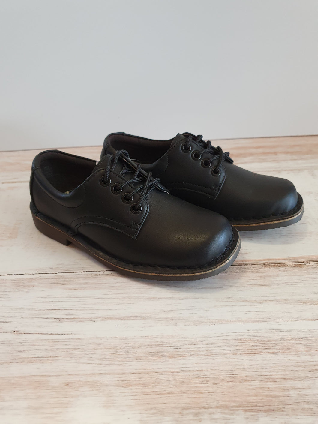 Jude Black Senior School Shoe