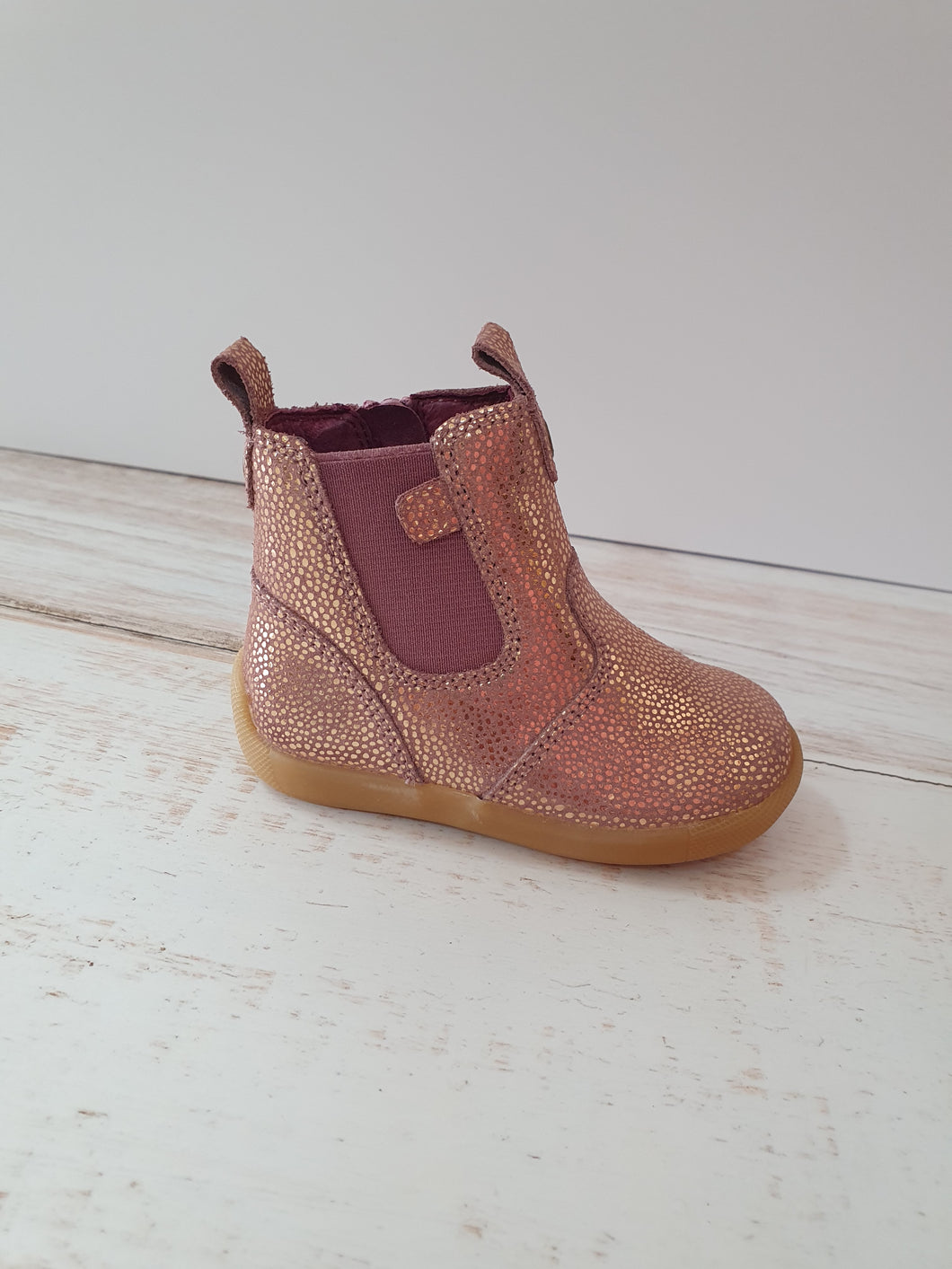 Mani Toddler Boot Mulberry Shimmer