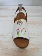 Load image into Gallery viewer, Dixon Interest Audrey White Sandal
