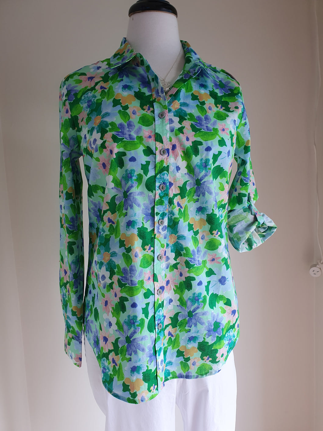 All Class Shirt Lime Light Print