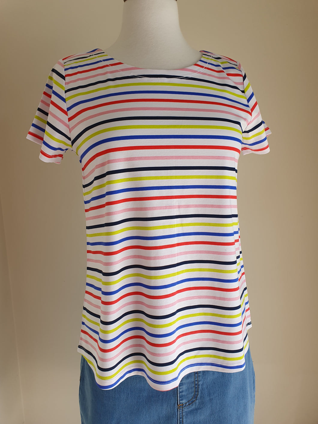 Natural Flare striped Tee