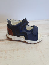 Load image into Gallery viewer, Theo Navy Sandal
