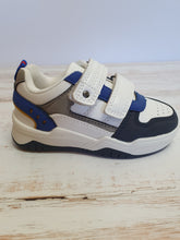 Load image into Gallery viewer, Ren White Blue Sneaker
