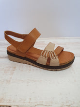 Load image into Gallery viewer, Story Tan Bone Sandal
