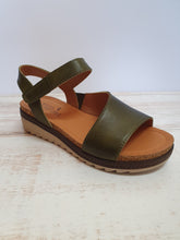 Load image into Gallery viewer, March Olive Sandal
