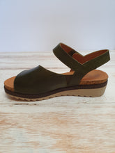 Load image into Gallery viewer, March Olive Sandal
