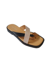 Load image into Gallery viewer, Tarmai Tan black Sandal
