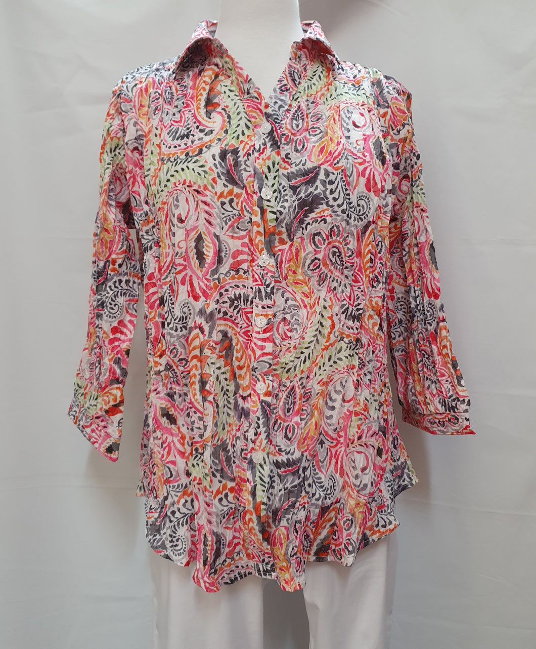 9121.09 Crinkle Print Shirt