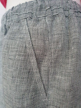 Load image into Gallery viewer, GA477 Black Gauze Linen Shorts SIZE SMALL ONLY
