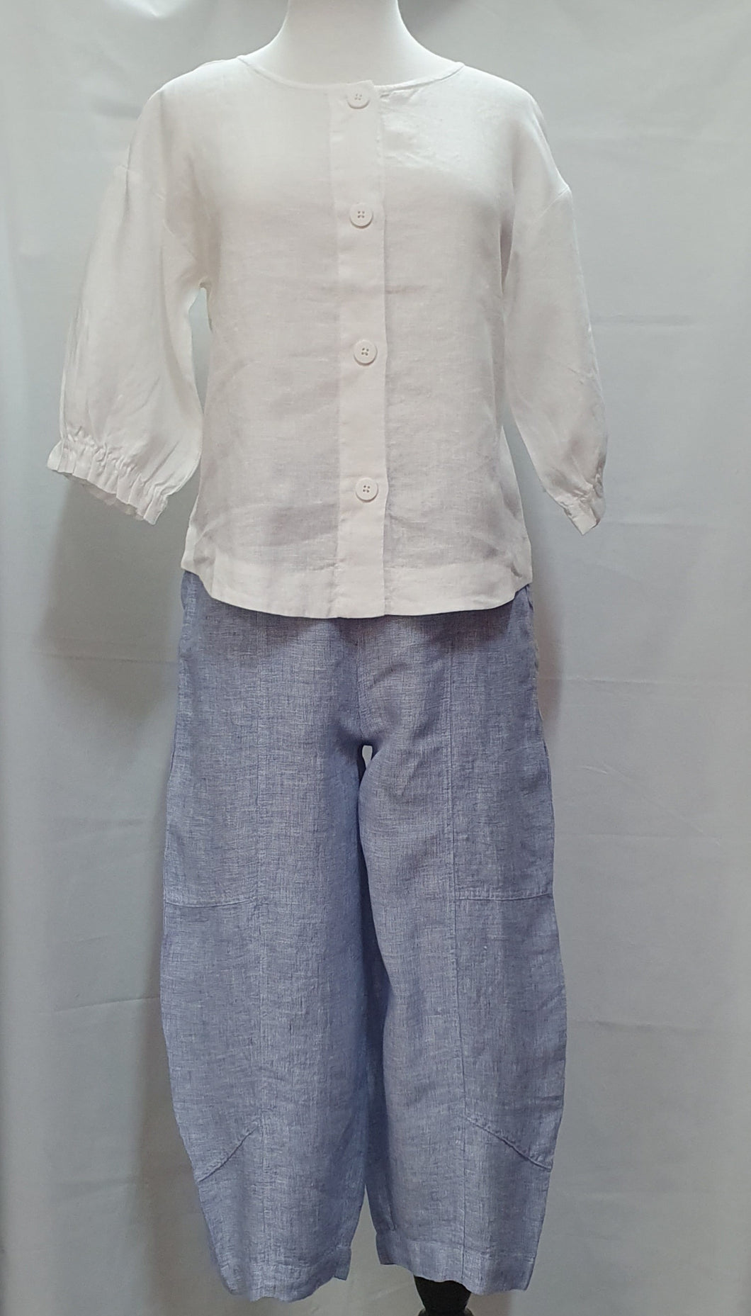 GA476 Delta Gauze Linen Pant