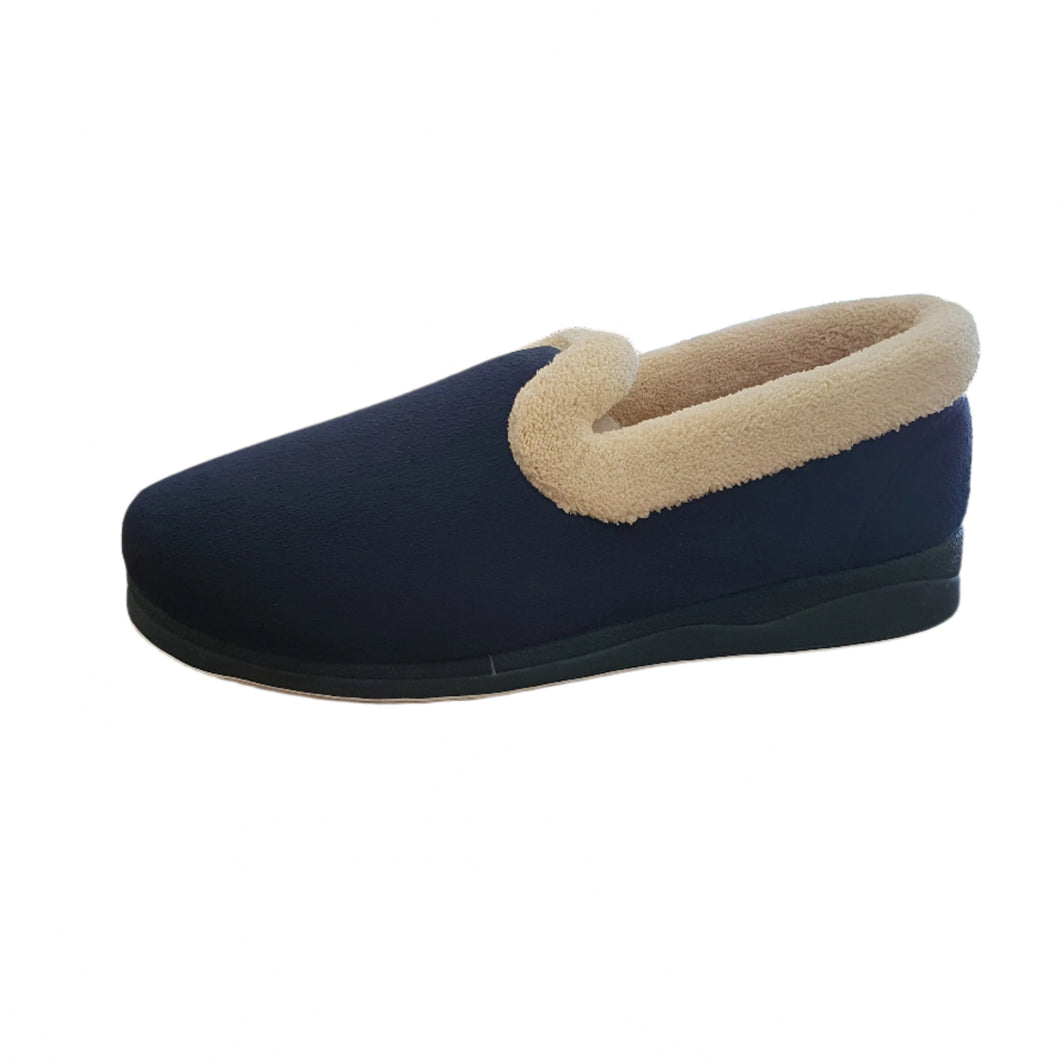 Emille Navy Slipper