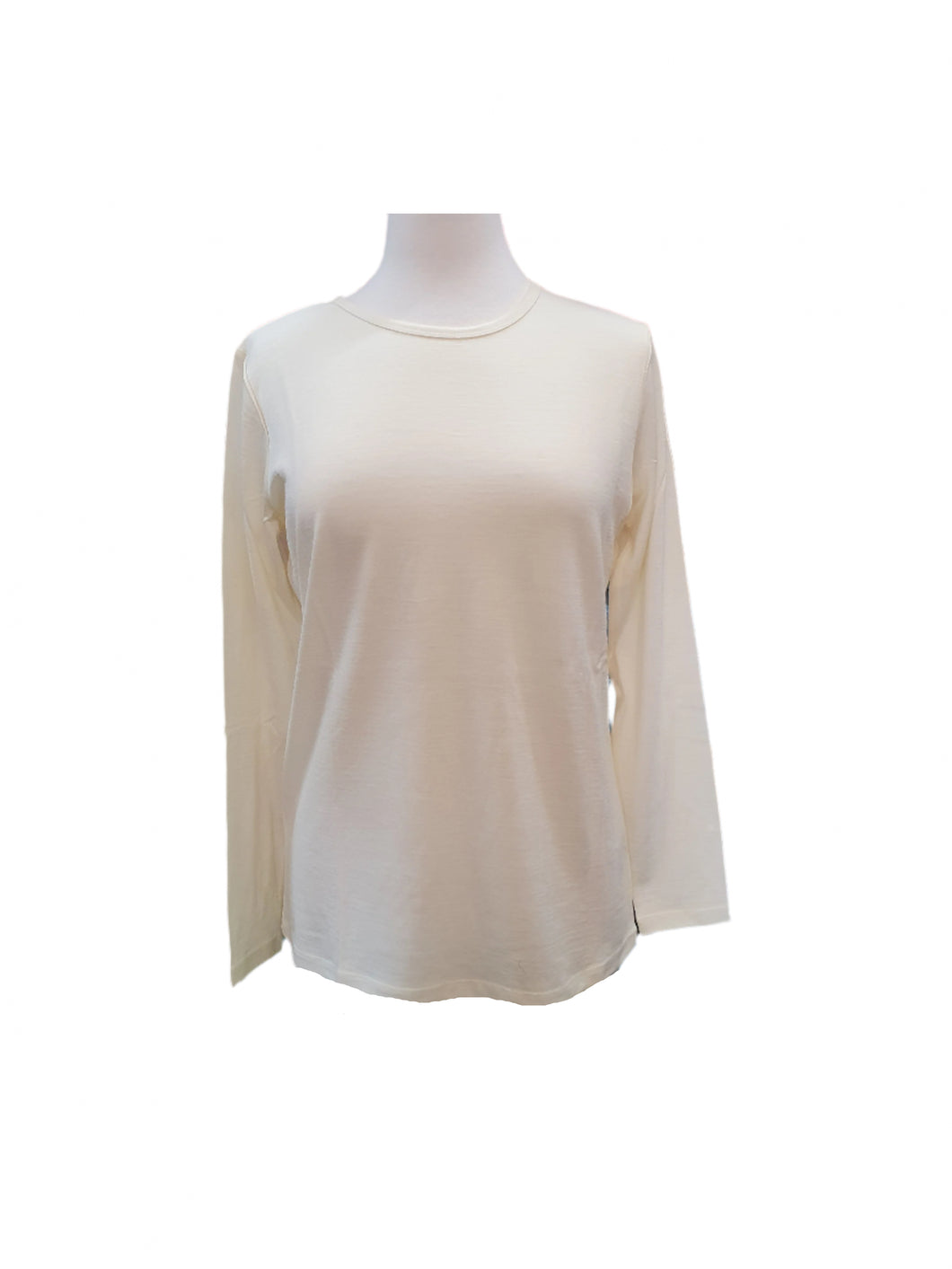 W564.100 Round Neck Merino Tops Sage