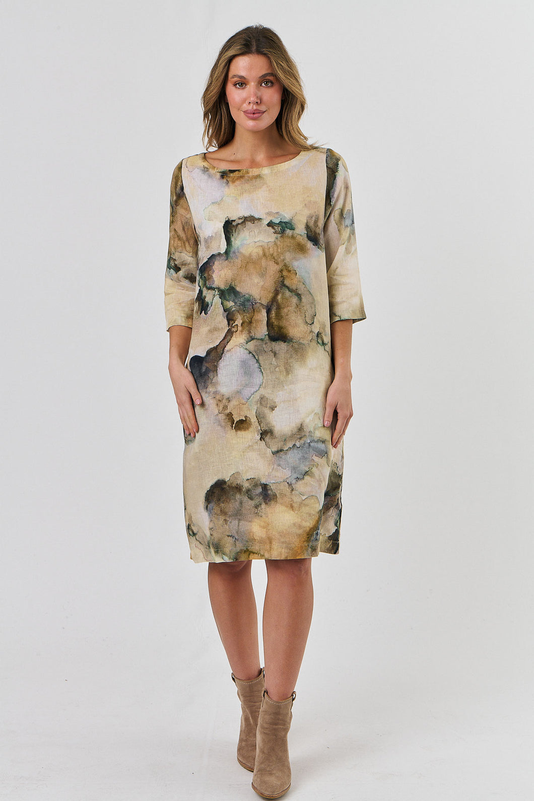 GA486 Marble Midi Dress