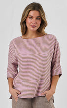 Load image into Gallery viewer, GA552 Stripe Truffle Verbena Top
