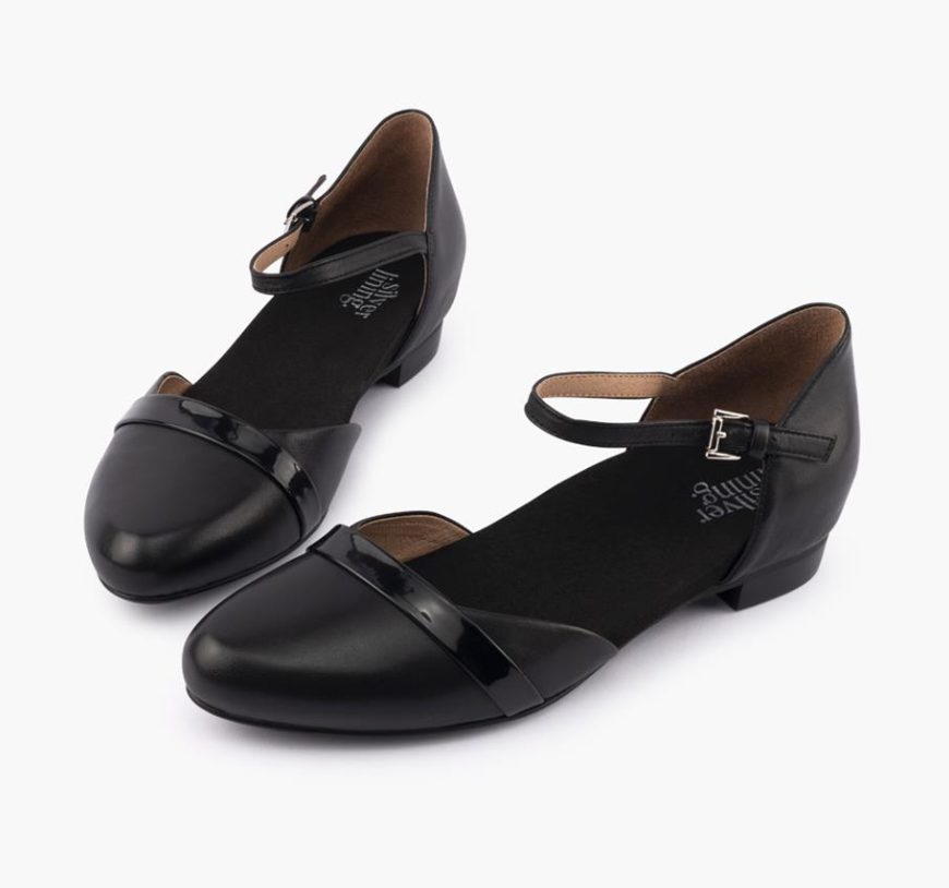 Ambrose Black Low Heel