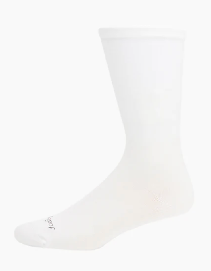 Bamboo Non Tight White Socks