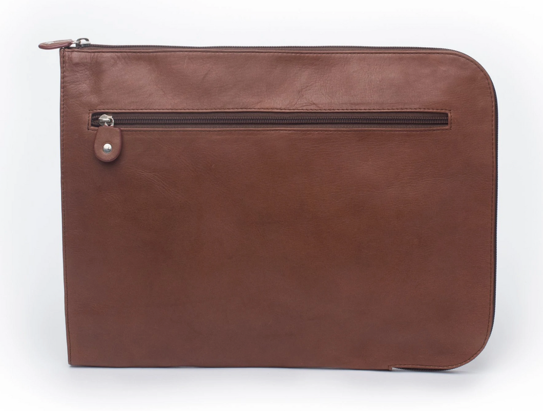 Zip Folio Brown