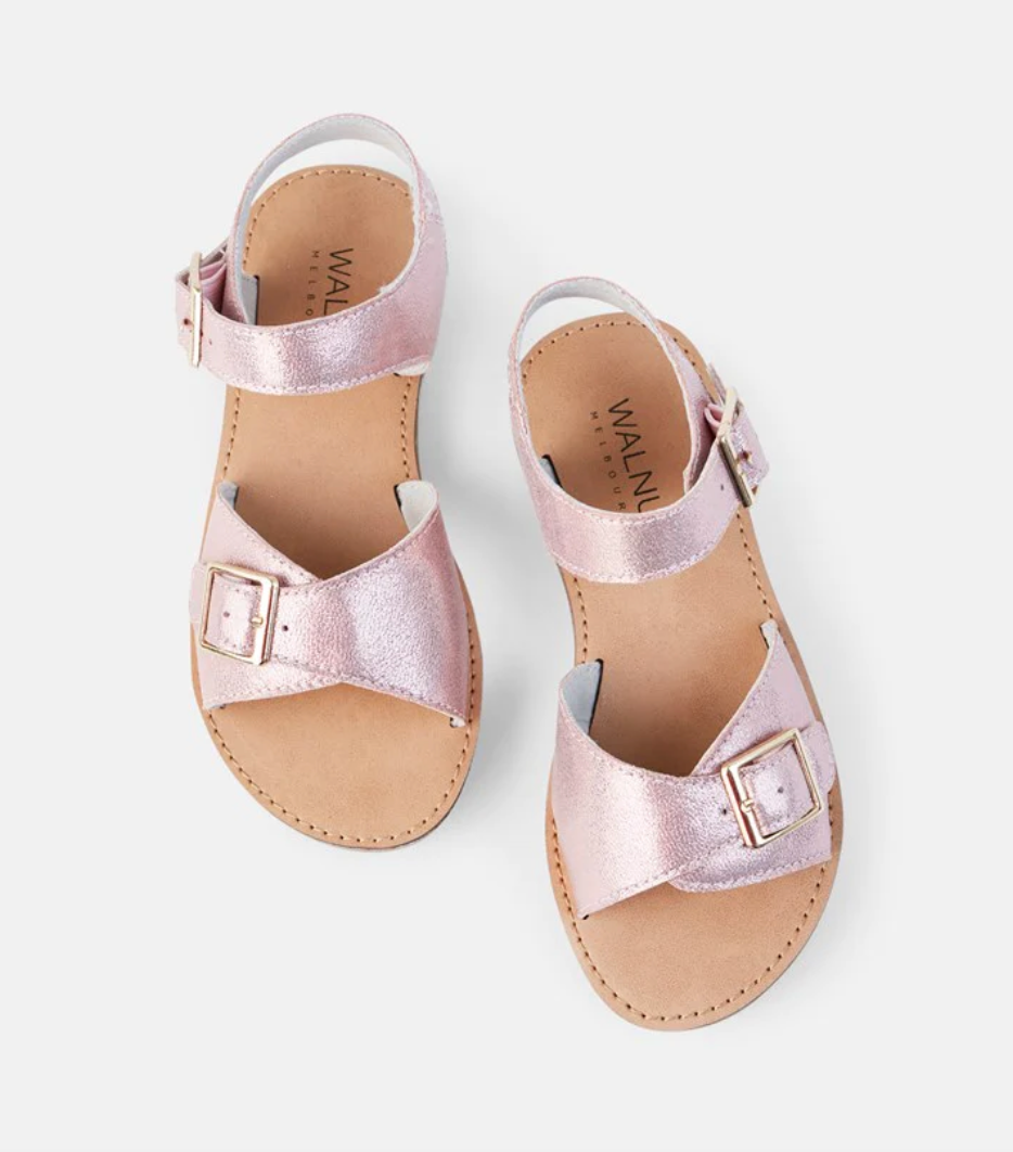 Ryder Metallic Pink Sandal