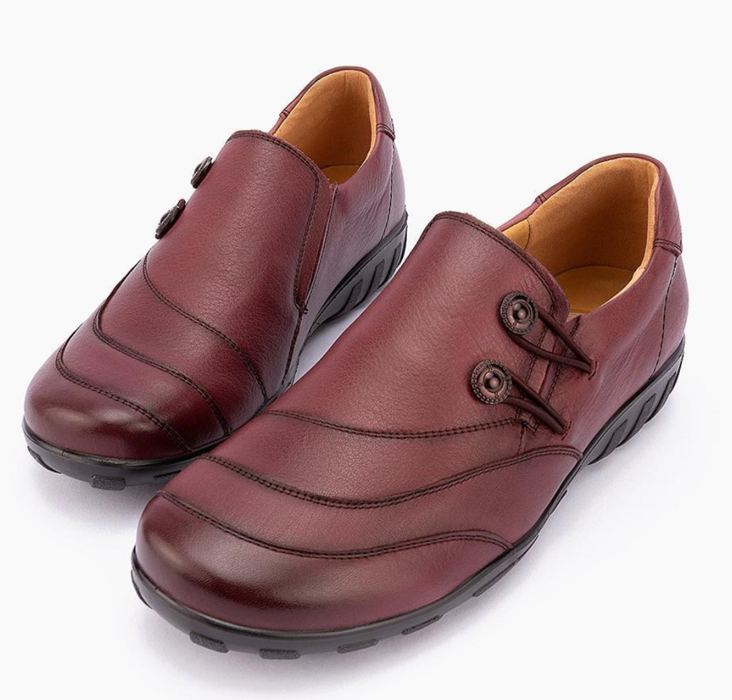 P-9813 Burgundy G Comfort shoe