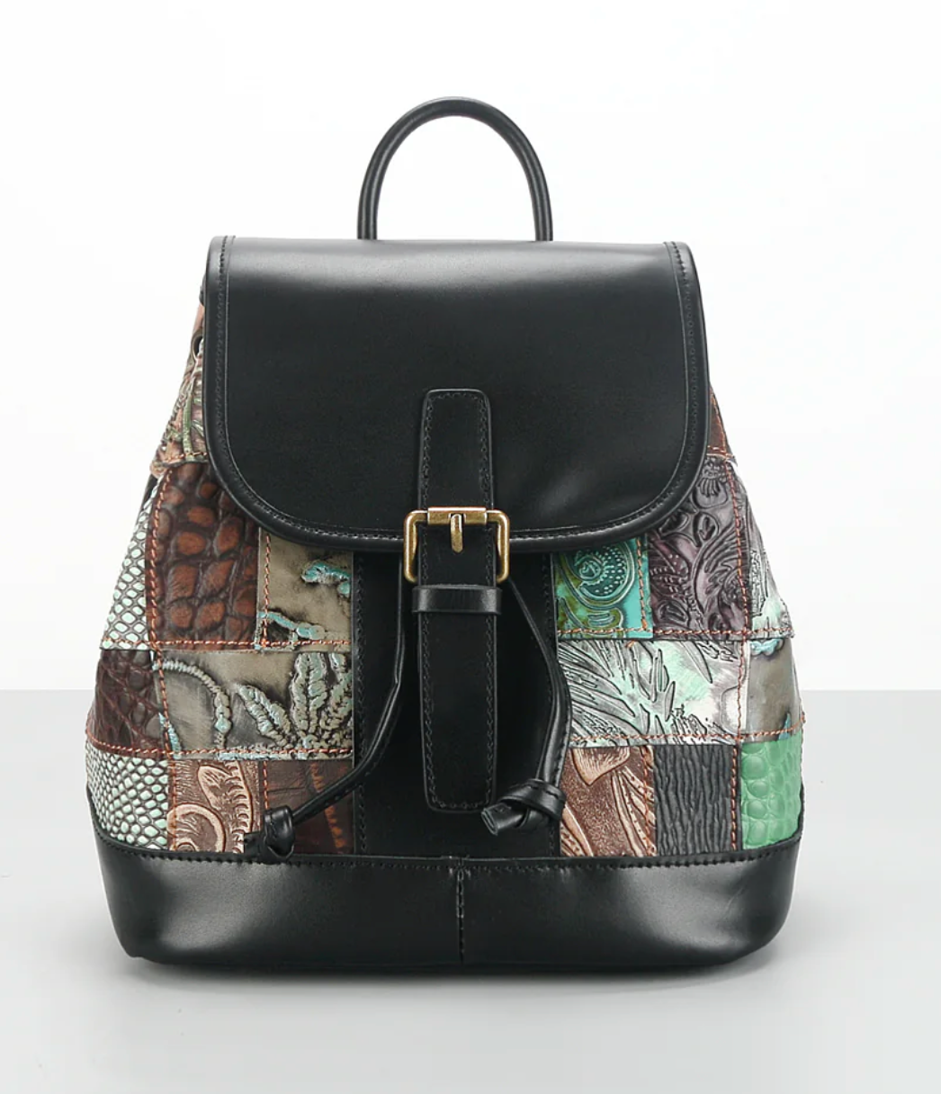 Florence Backpack Bag Black Multi