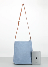 Load image into Gallery viewer, Brooklyn Canvas Sky blue Bag
