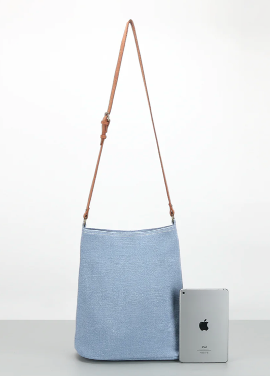 Brooklyn Canvas Sky blue Bag