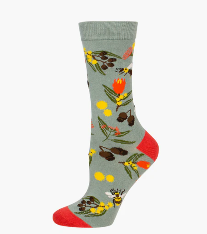 Bamboo Crew Sock Gumnuts