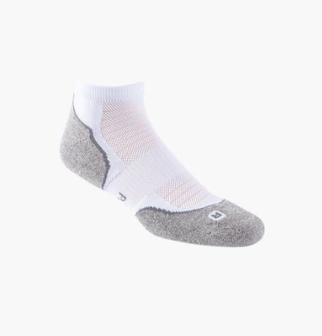 Bamboo Sports Performance Ankle Socks - White