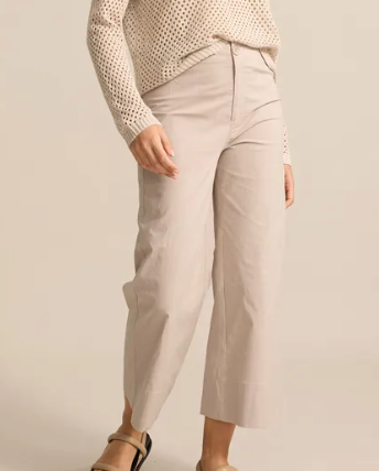 YTMS58243 Natural Wide leg Pant