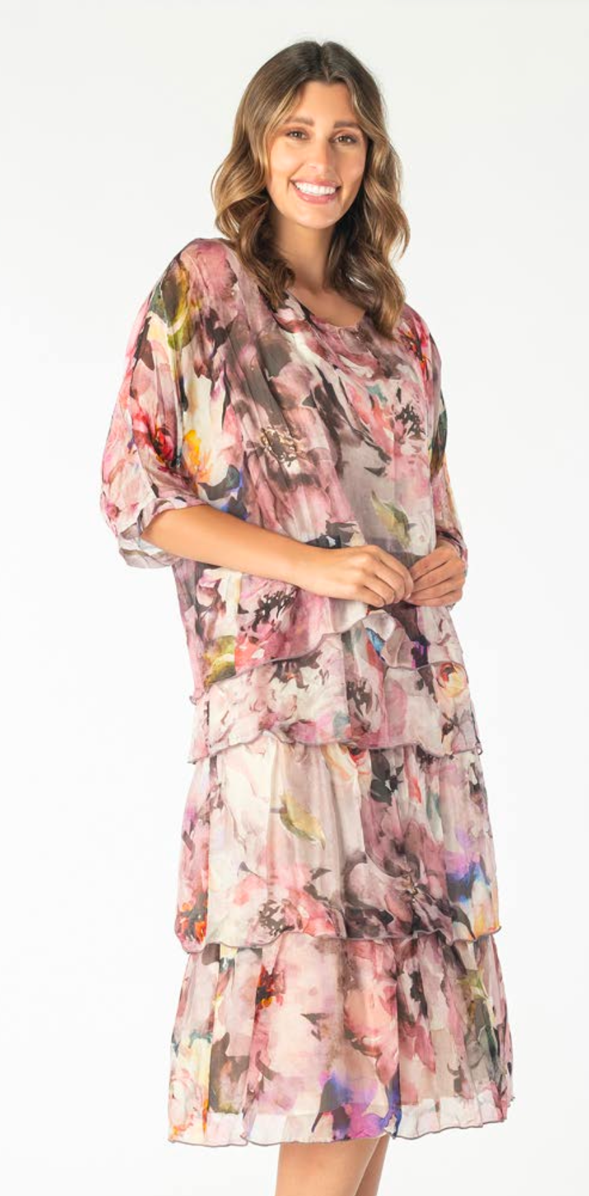 V2737.96 Multi Layer Dress