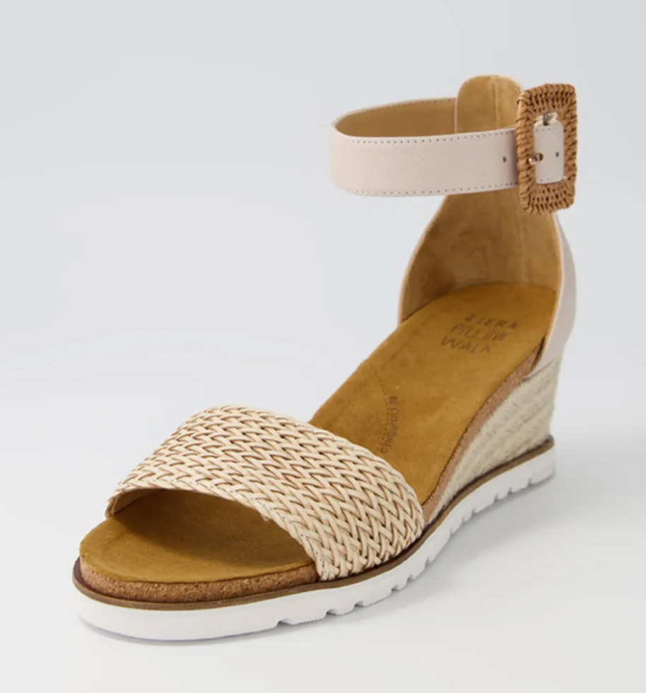 Kaelers Nude Weave Hell Sandal