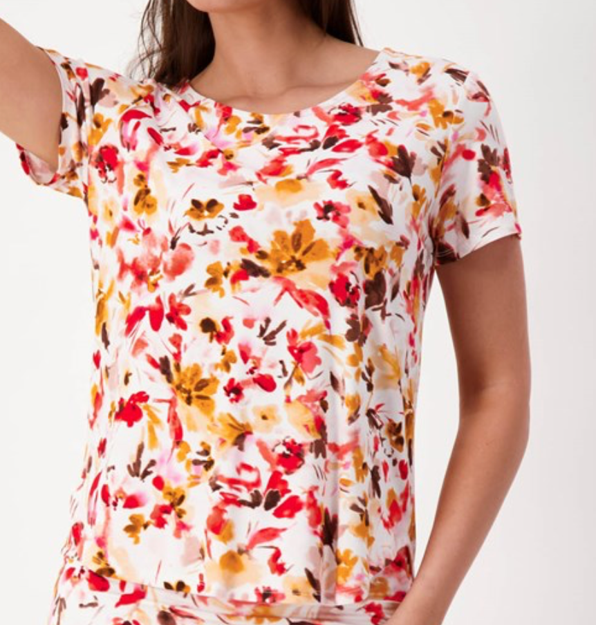 Janis Summer Floral SS Tee