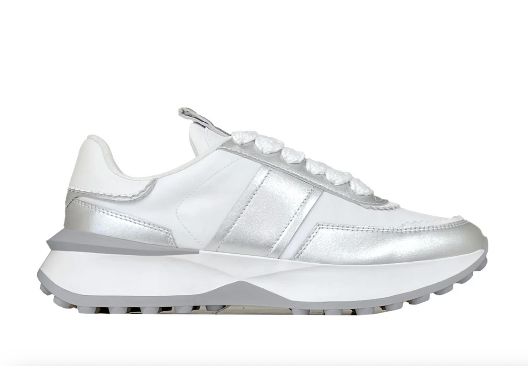 Elements White Silver Sneaker