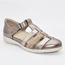 Load image into Gallery viewer, Tweed Golden Multi Sandal
