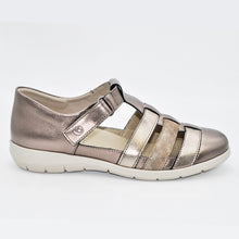 Load image into Gallery viewer, Tweed Golden Multi Sandal
