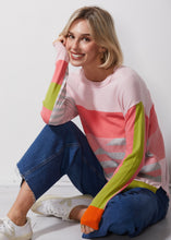 Load image into Gallery viewer, ZP6615 Petal Diagonal Stripe Sweater
