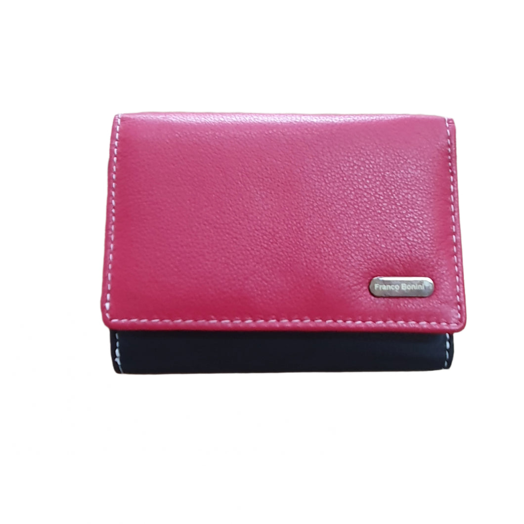 21-08 Red Multi Tri Fold Wallet