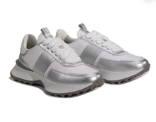 Load image into Gallery viewer, Elements White Silver Sneaker

